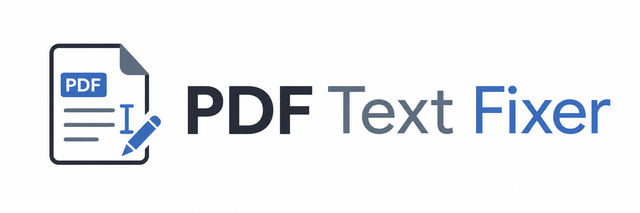 PDF Text Fixer logo